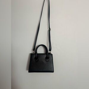 Sleek Black Crossbody Bag